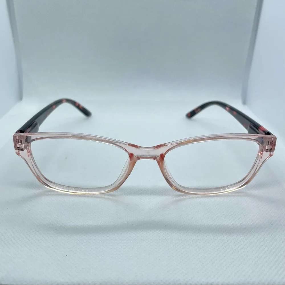 EV1 Eyeglasses Frames Size 53 17 135 Pink Womens